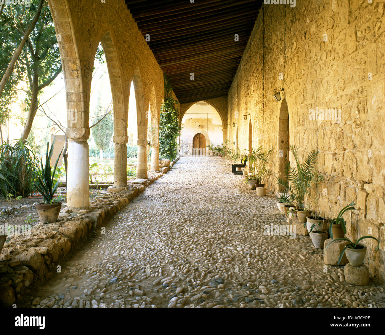 CY - AYIA NAPA: Monastery of Ayia Napa Stock Photo