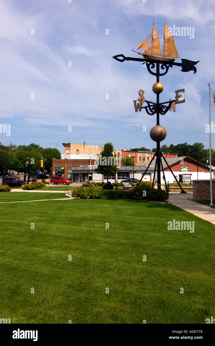 World's largest operating weathervane in Montague, MI, USA Stock Photo