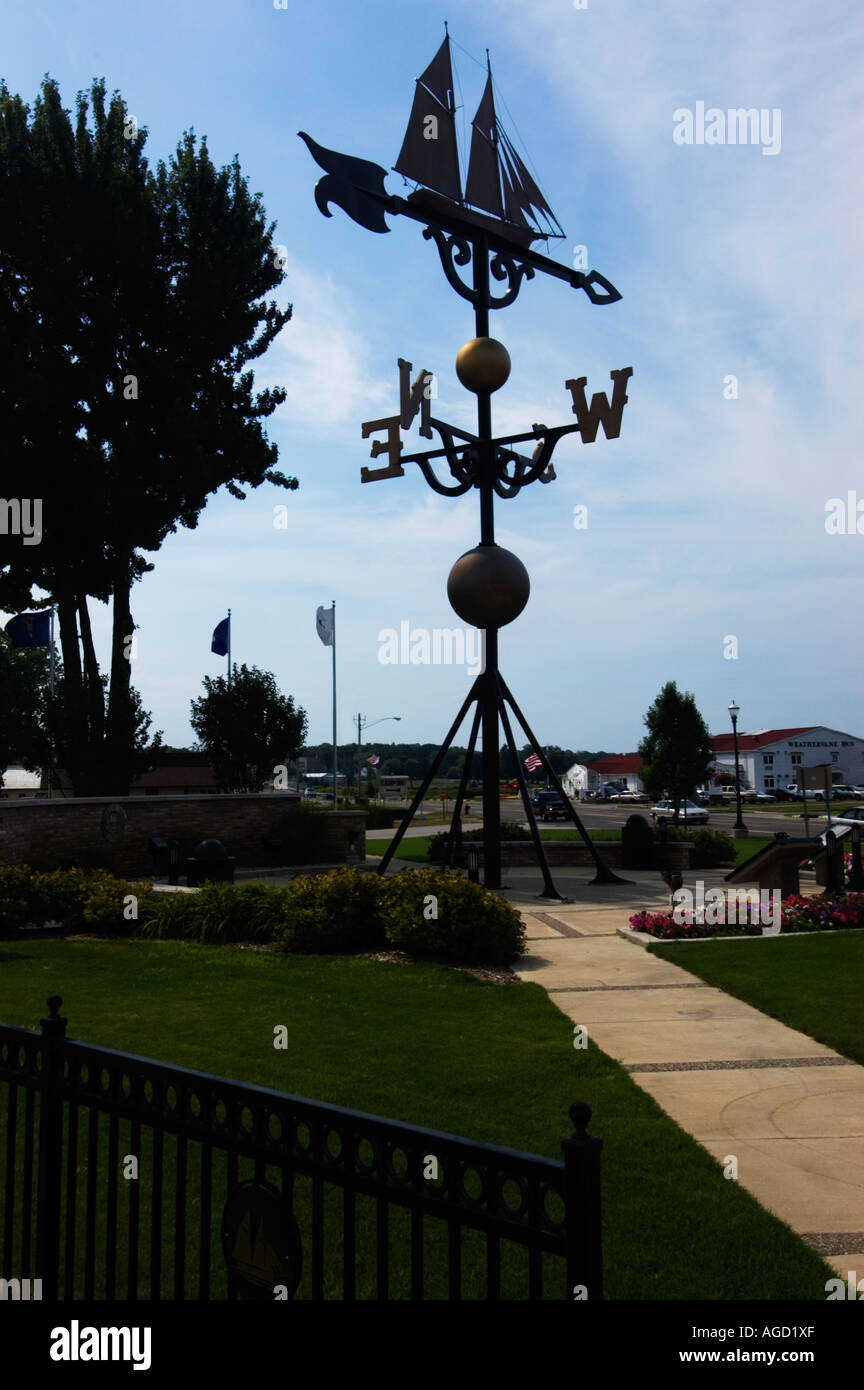 World's largest operating weathervane in Montague, MI, USA Stock Photo