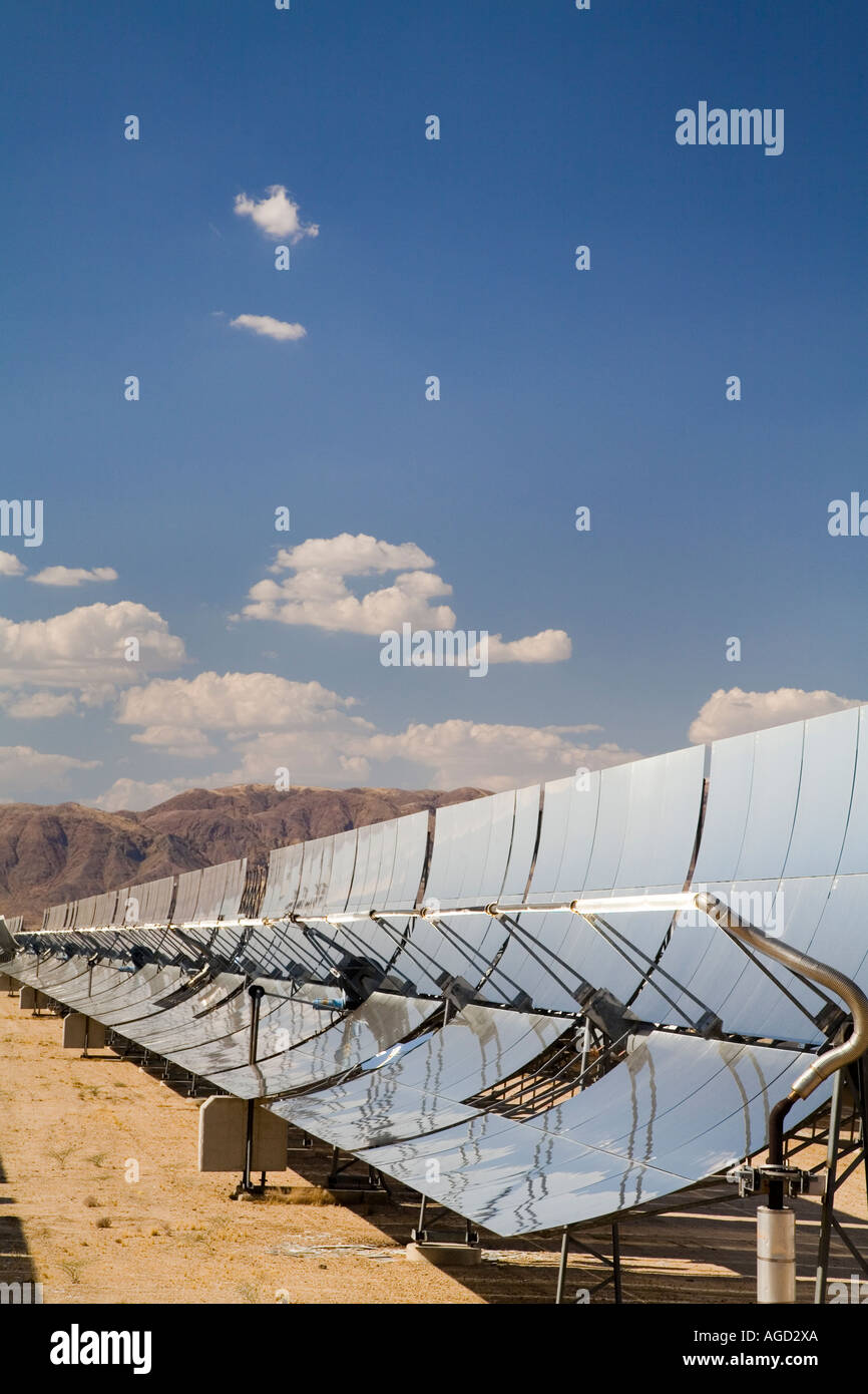 Solar Electric Generating System Stock Photo