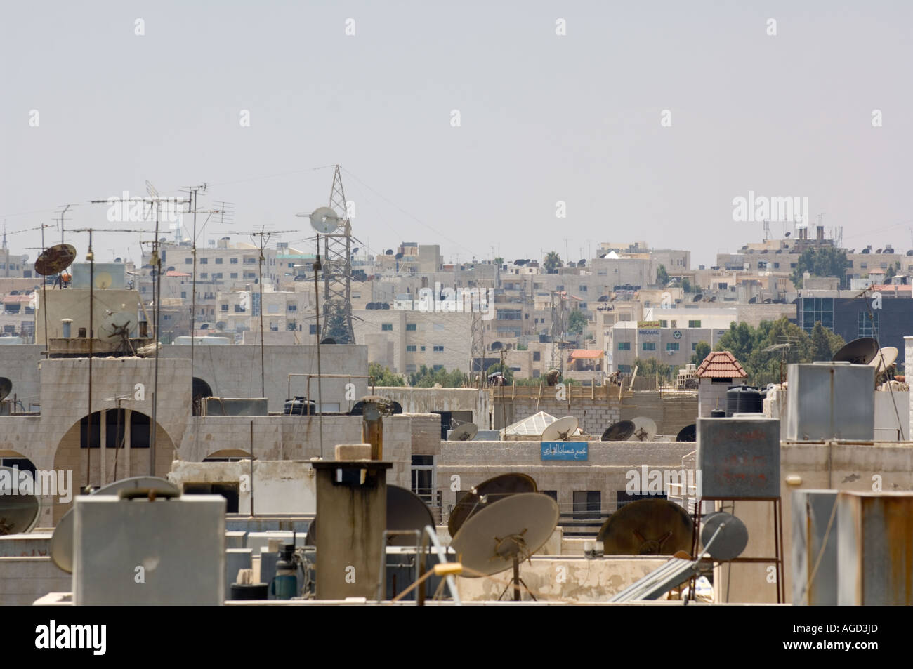 Rooftops of Amman, Jordan Stock Photo Alamy