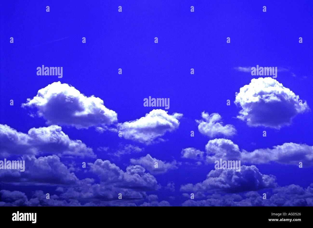 Cumulus Clouds Stock Photo