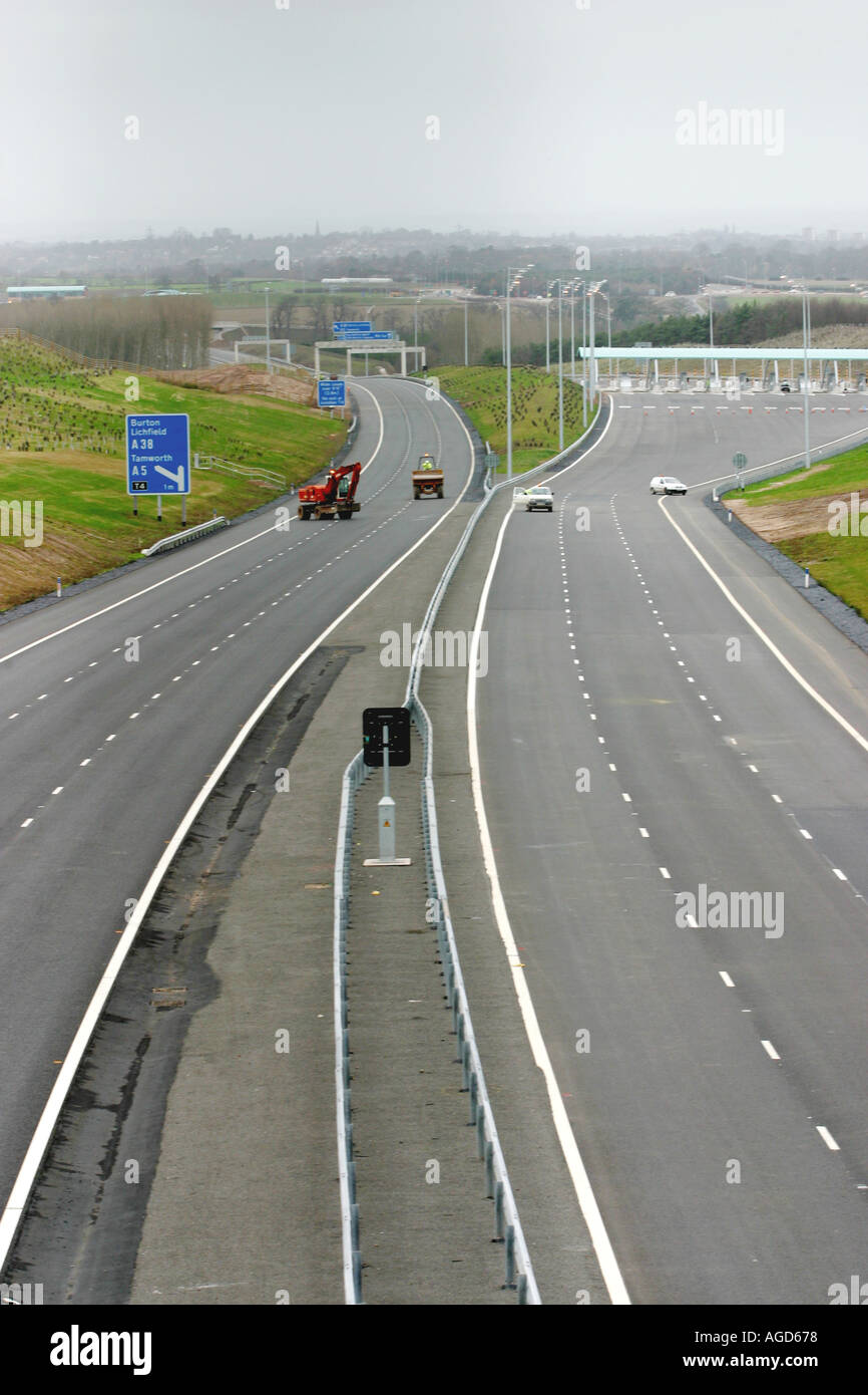 Empty m6 motorway hi-res stock photography and images - Alamy