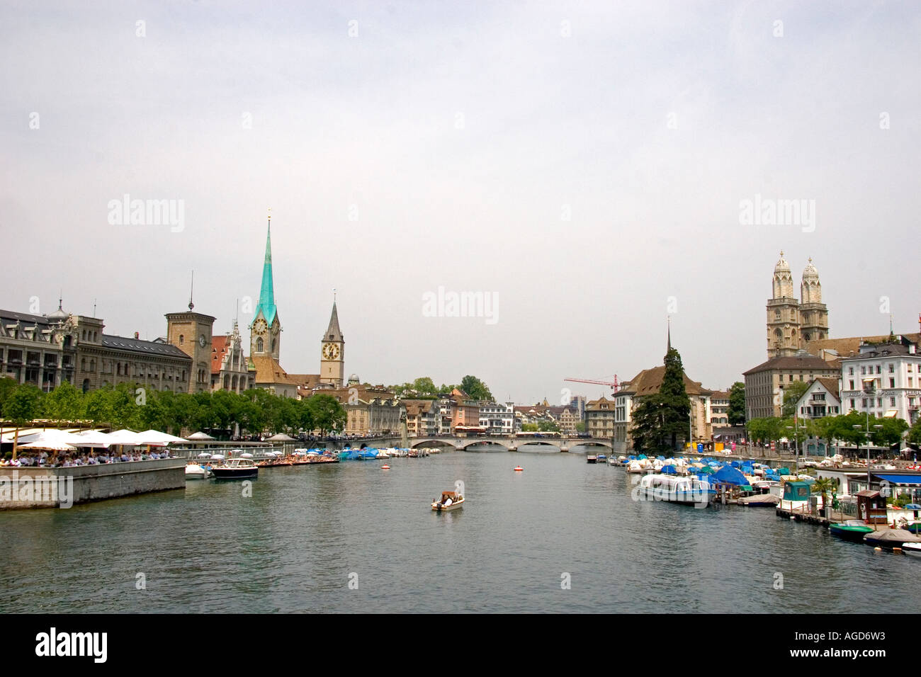 Limmat River in Zurich, Switzerland Stock Photo - Alamy
