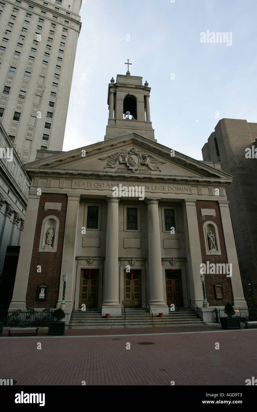 St Andrews roman catholic Church east of foley square civic center new