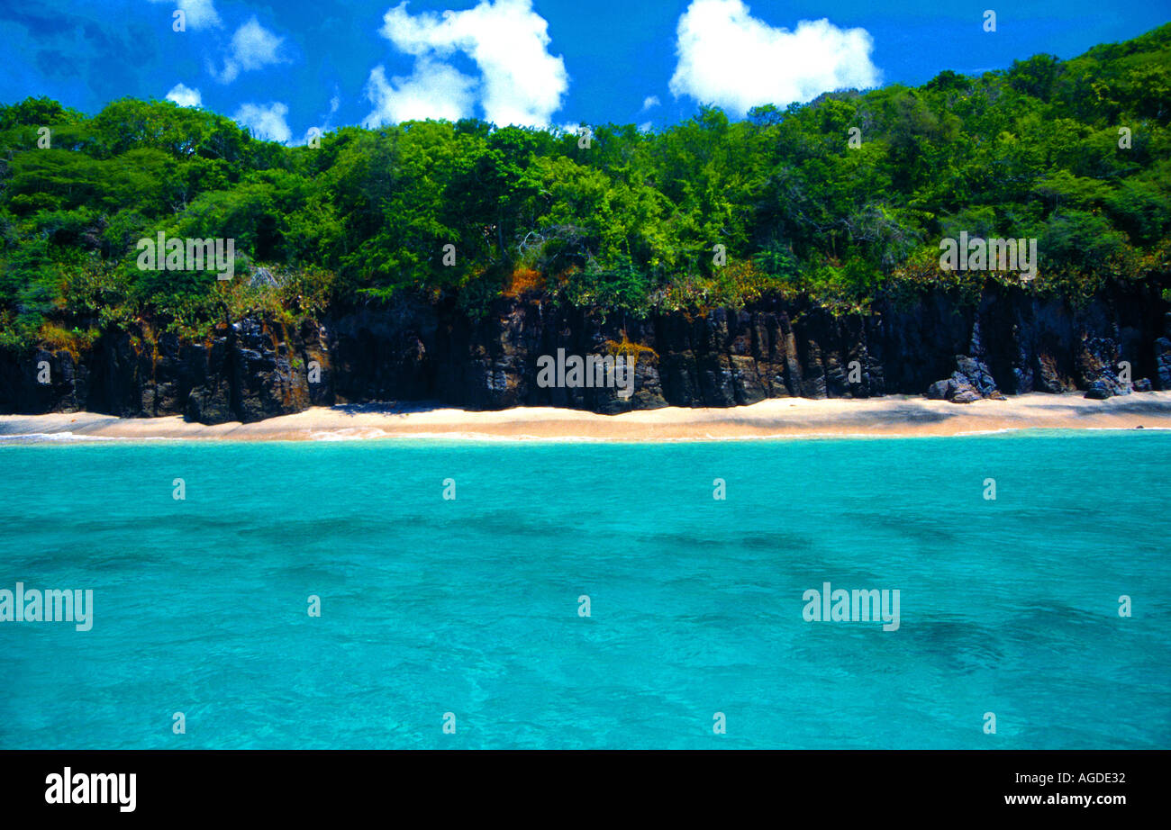 Isle de la Ronde Beach Grenada Caribbean Stock Photo