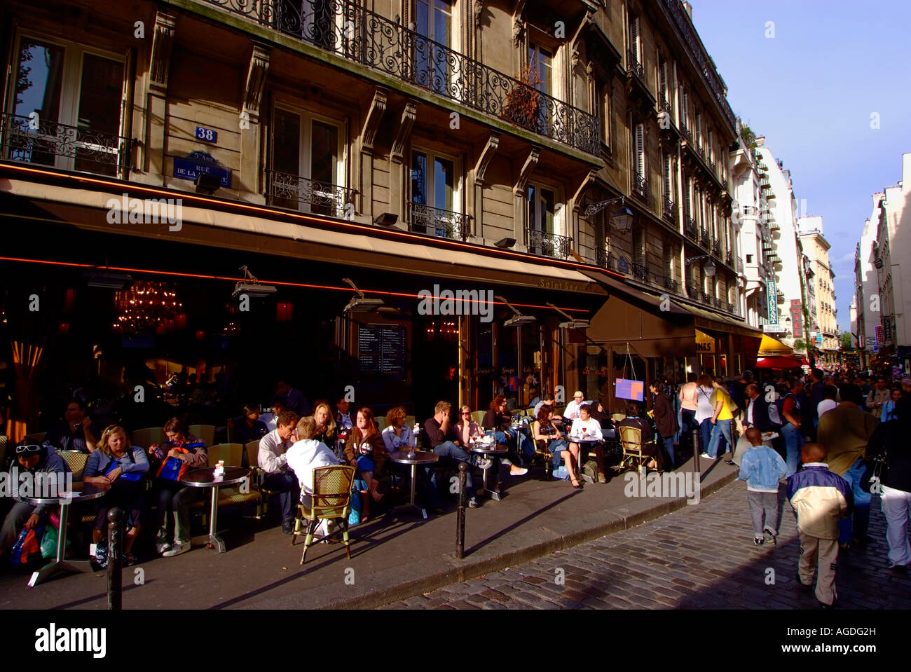 Left Bank Quartier Latin Paris Stock Photo