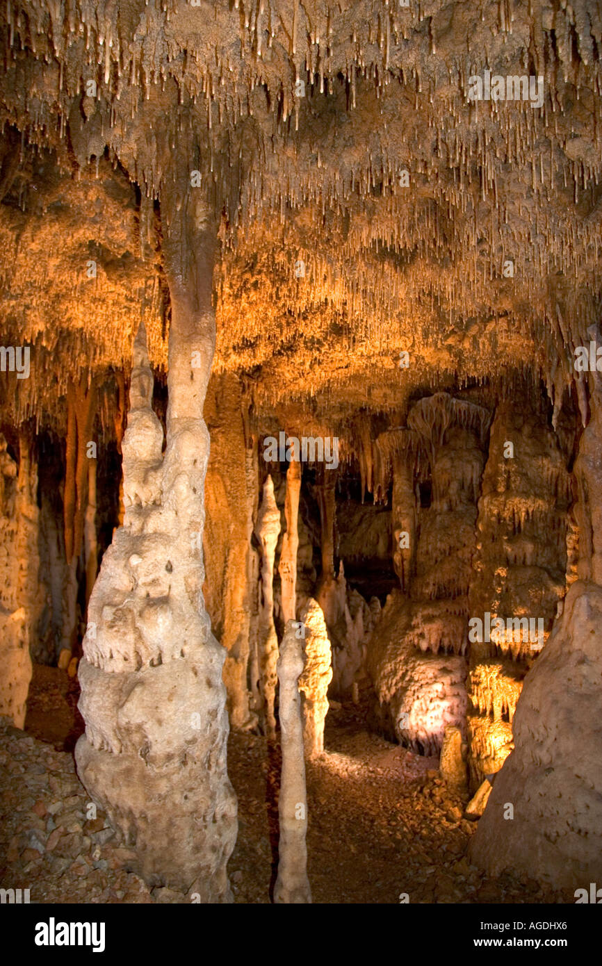 Blanchard Springs Caverns near Mountain View, Arkansas. Stock Photo