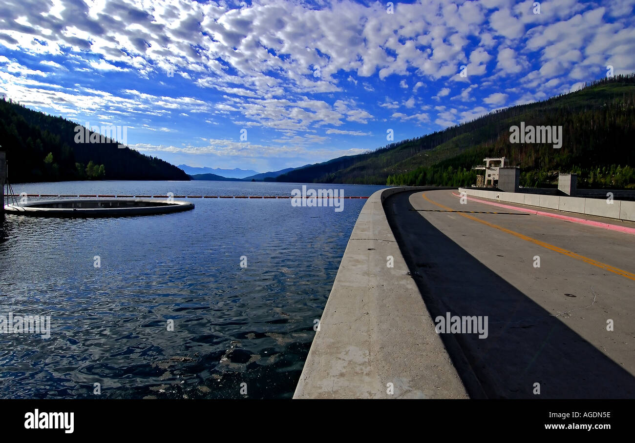 Hungry Horse Dam in Montana USA Stock Photo Alamy