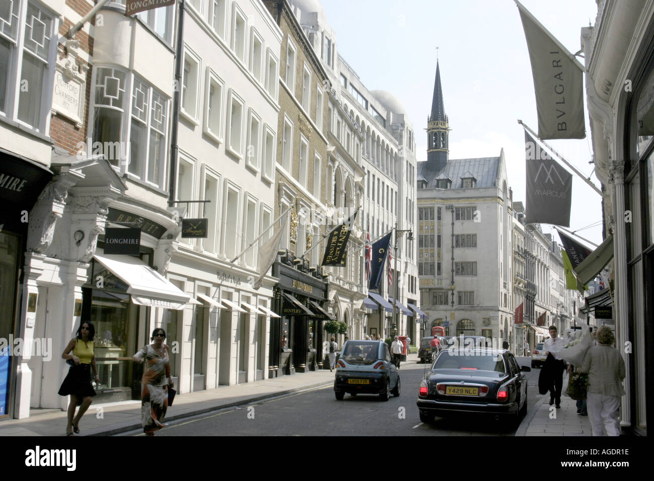 new bond street.london.uk.2005 Stock Photo