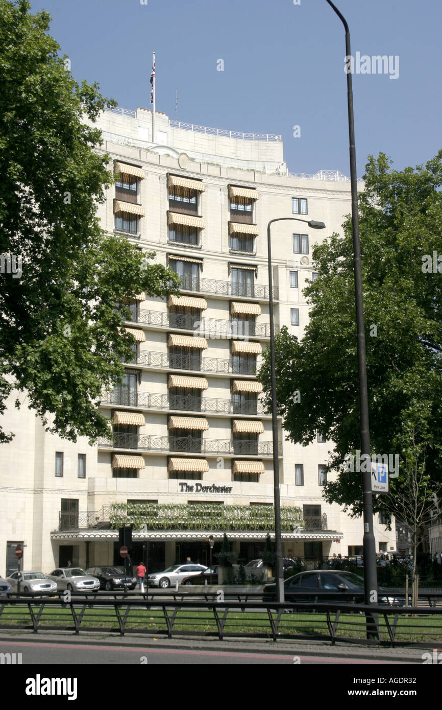 dorchester hotel park lane london uk Stock Photo Alamy