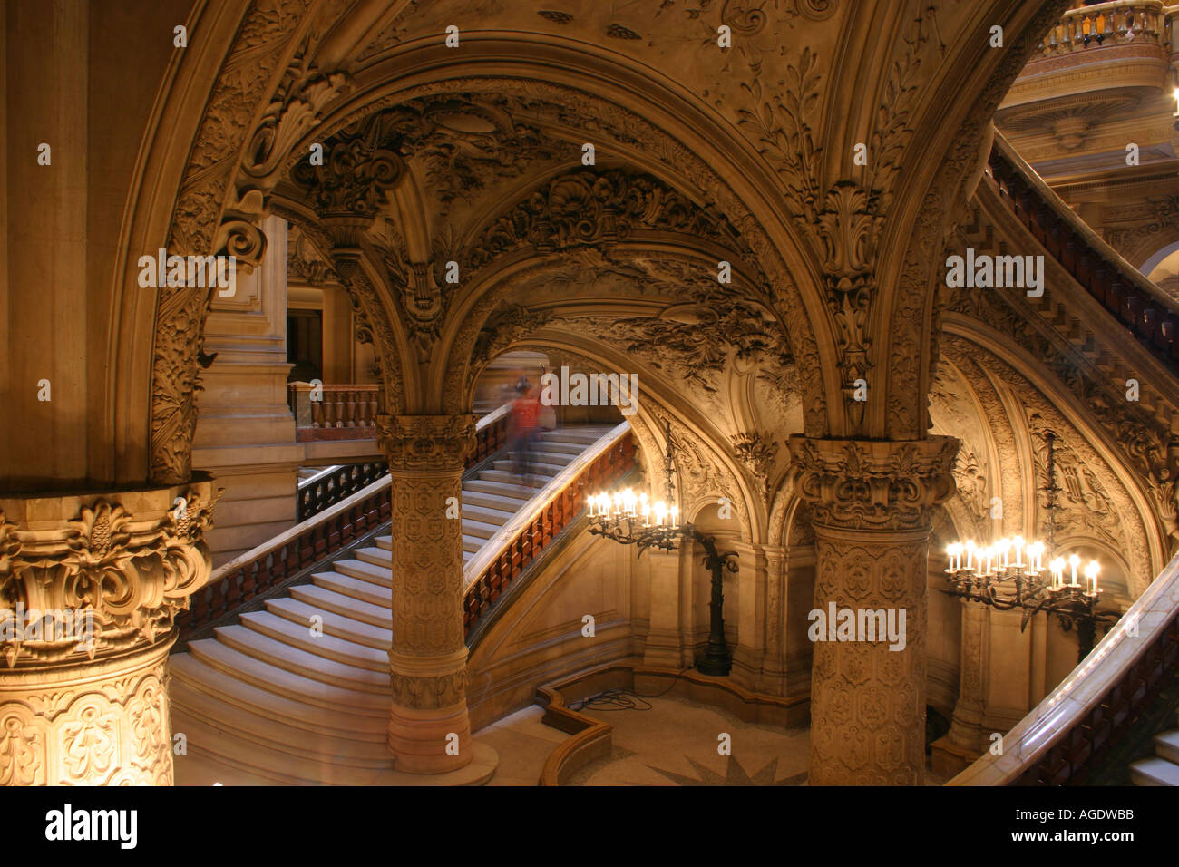 Opera Garnier Paris Stock Photo