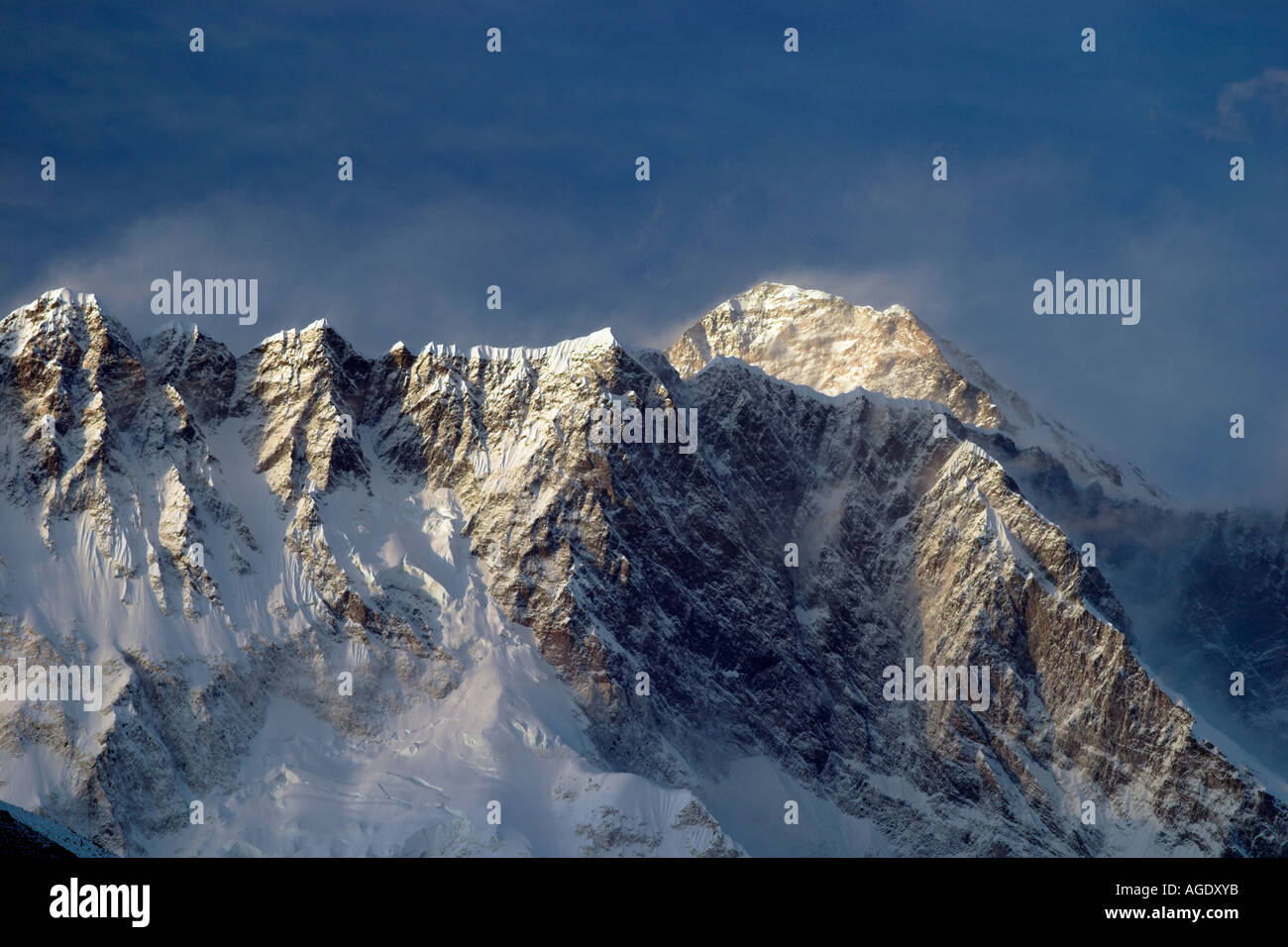 Mount Everest from the south Stock Photo - Alamy
