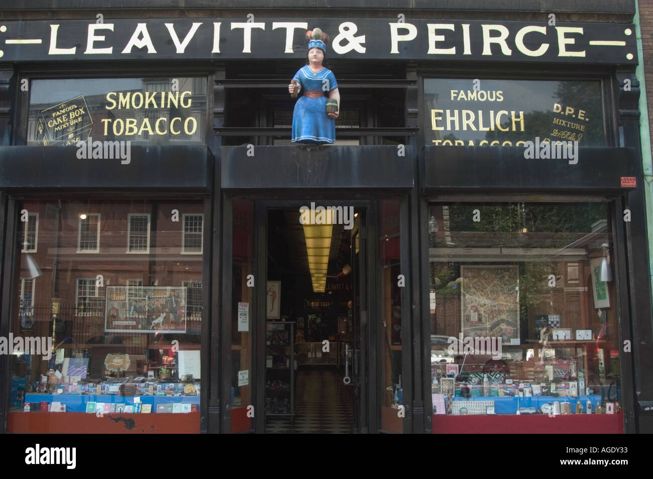 Old tobacco shop Cambridge Boston Massachusetts USA Stock Photo Alamy
