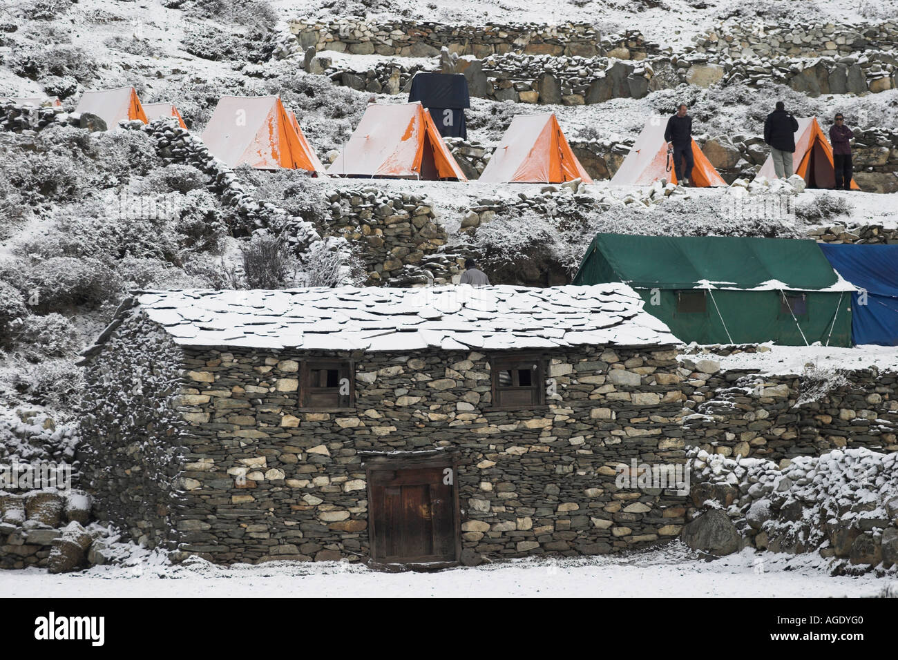 Camping adventure hikers tents hi-res stock photography and images - Alamy