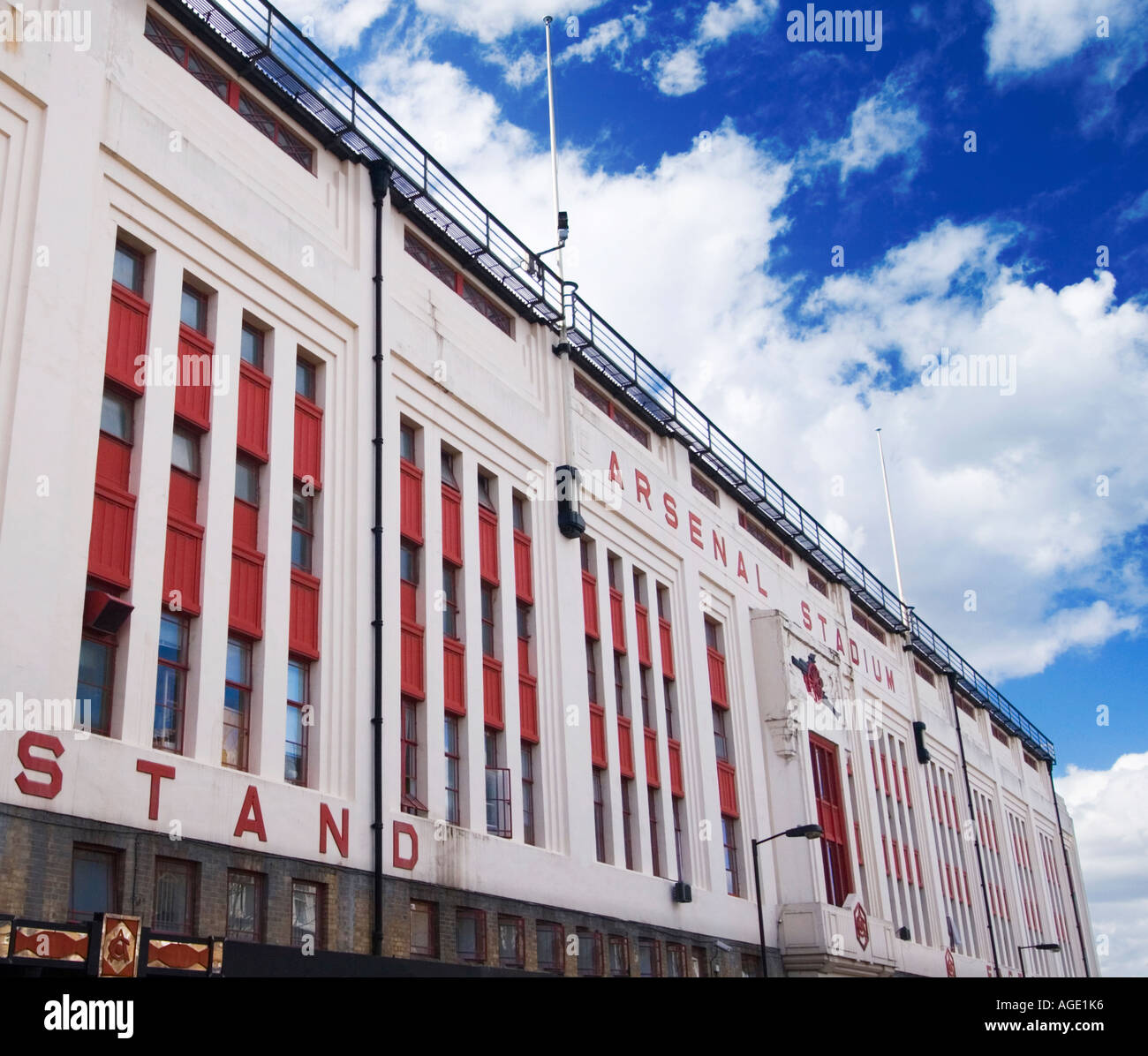 Highbury Arsenal Football Club, old, stadium, art, deco Stock Photo Alamy