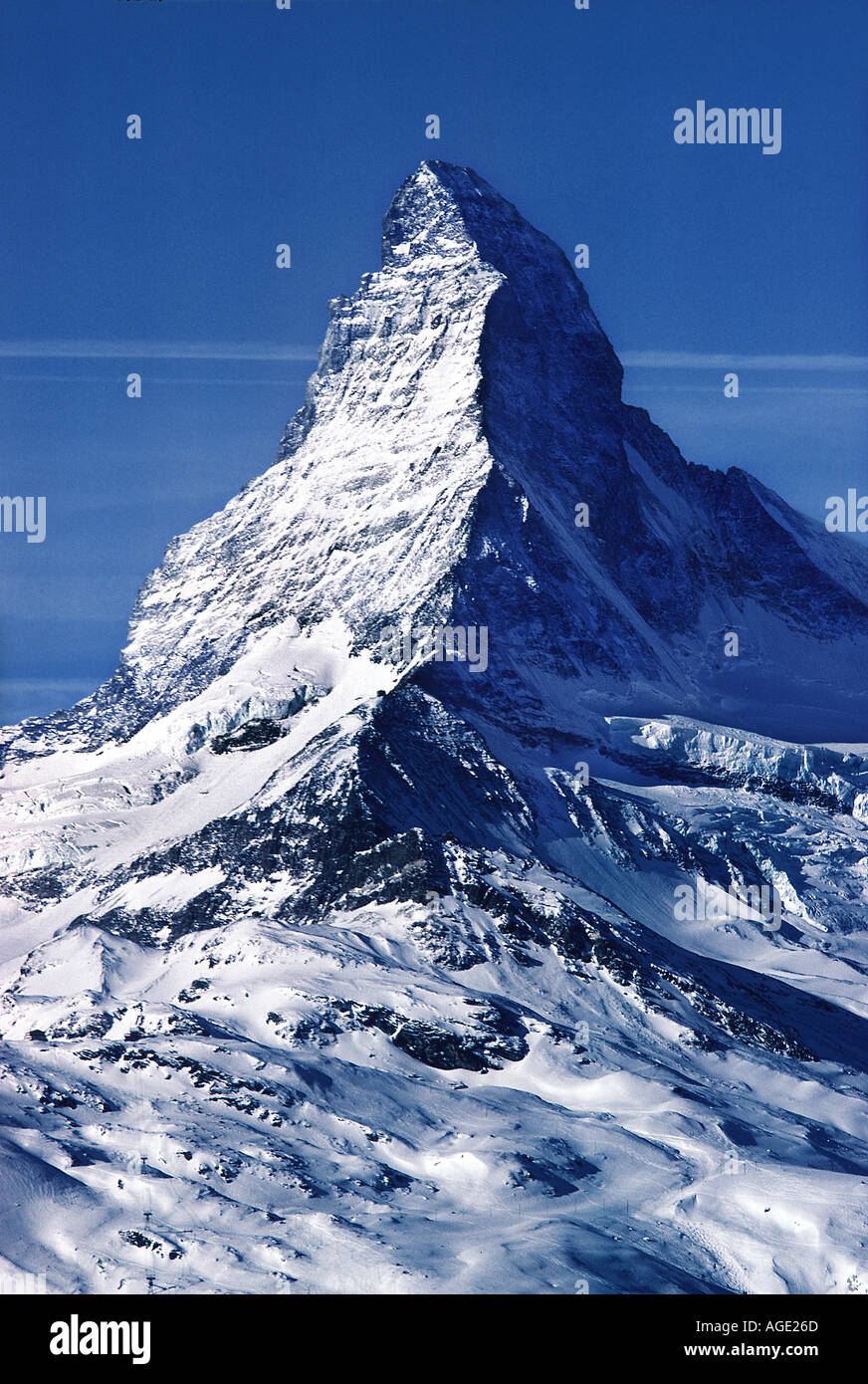THE MATTERHORN ZERMATT SWITZERLAND Stock Photo - Alamy