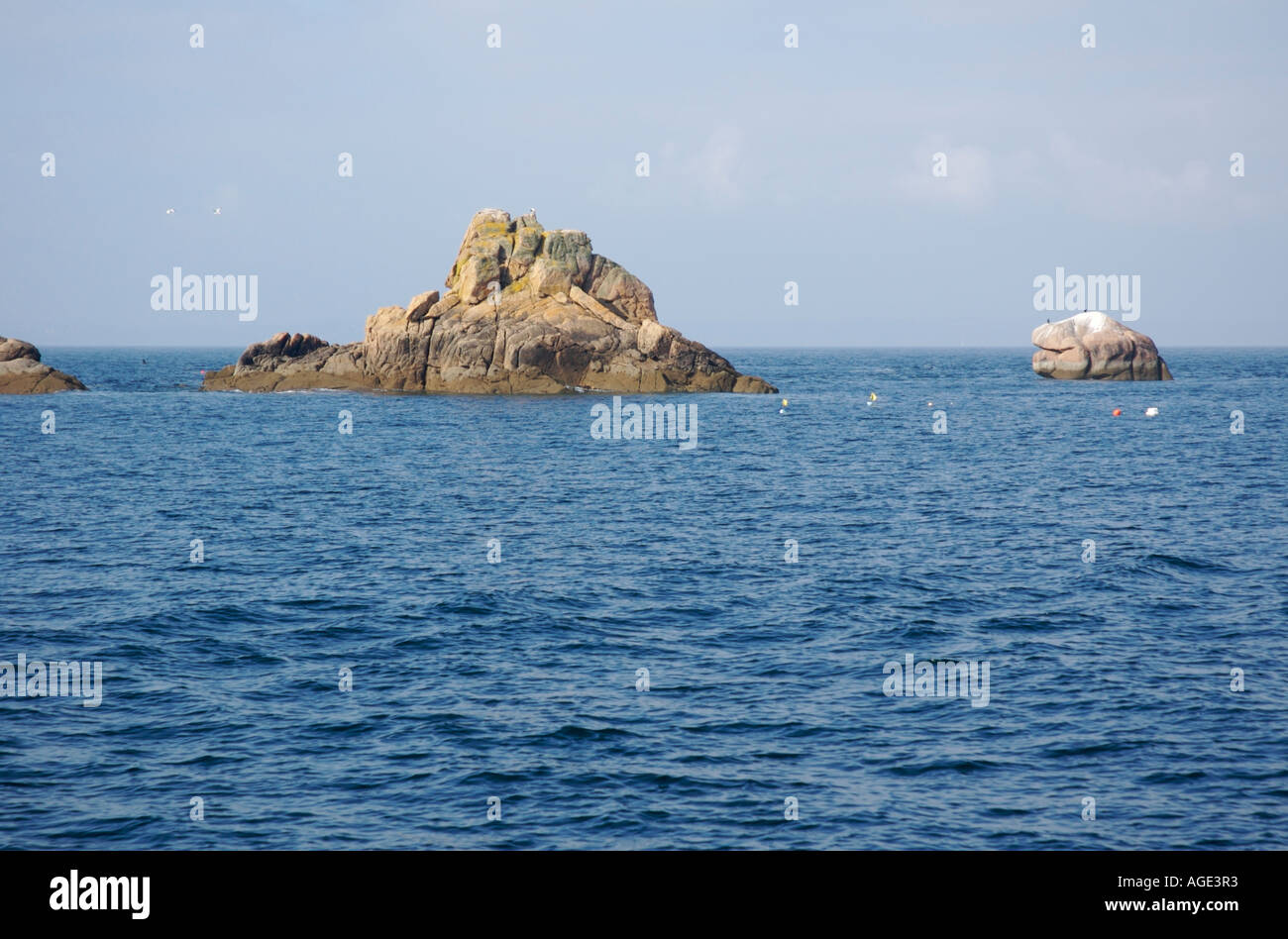 Les Sept Iles Brittany Stock Photo Alamy