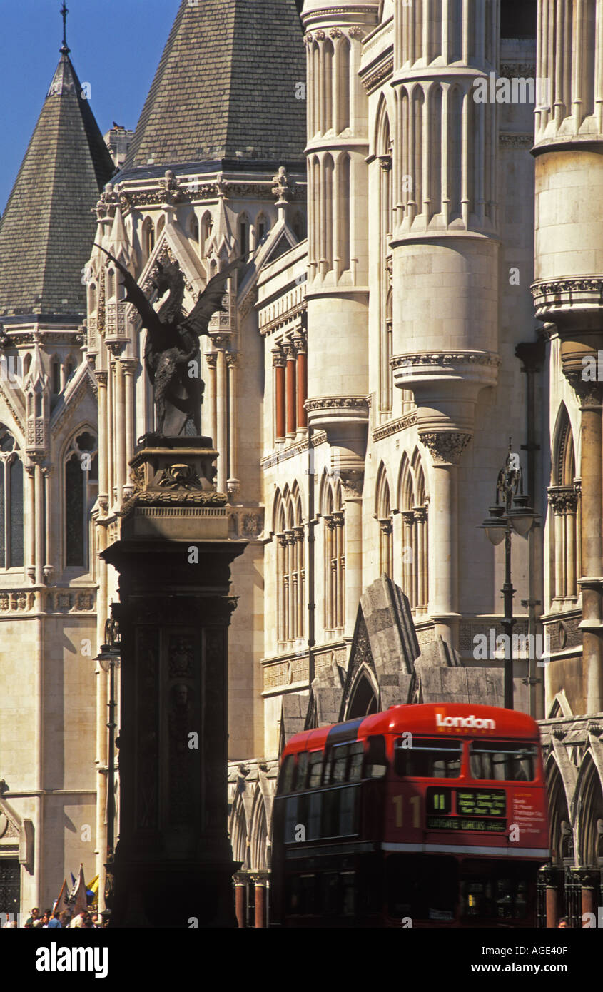 Royal Courts of Justice, London, England Stock Photo