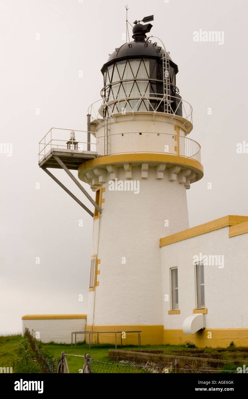 Tod head lighthouse Aberdeenshire Scotland August 2007 Stock Photo