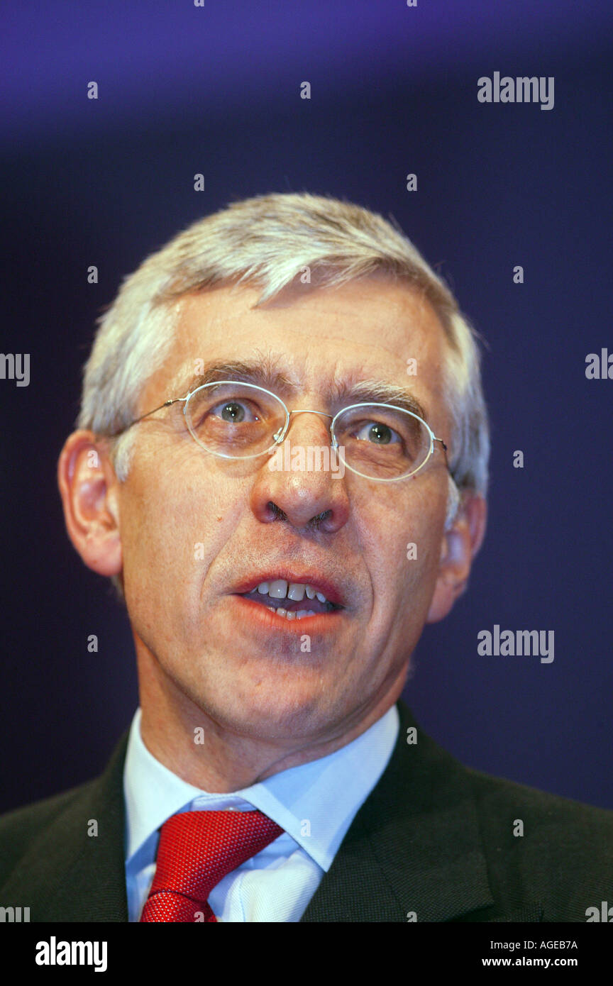 Jack Straw MP Labour for Blackburn seen at the Labour Party Conference