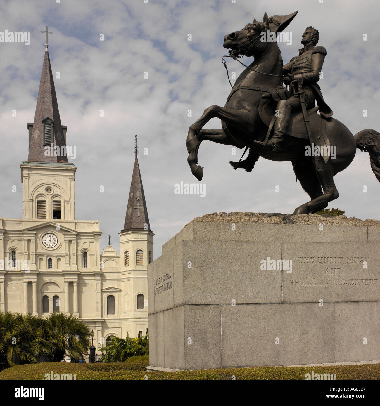 Jackson Statue in Jackson Square in New Orleans, USA Stock Photo Alamy
