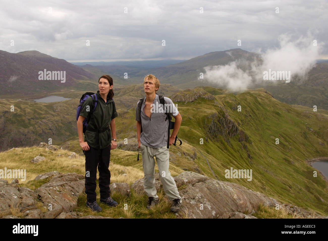 Walking The Pyg Track Route To Snowdon Via Crib Goch Gwynedd North