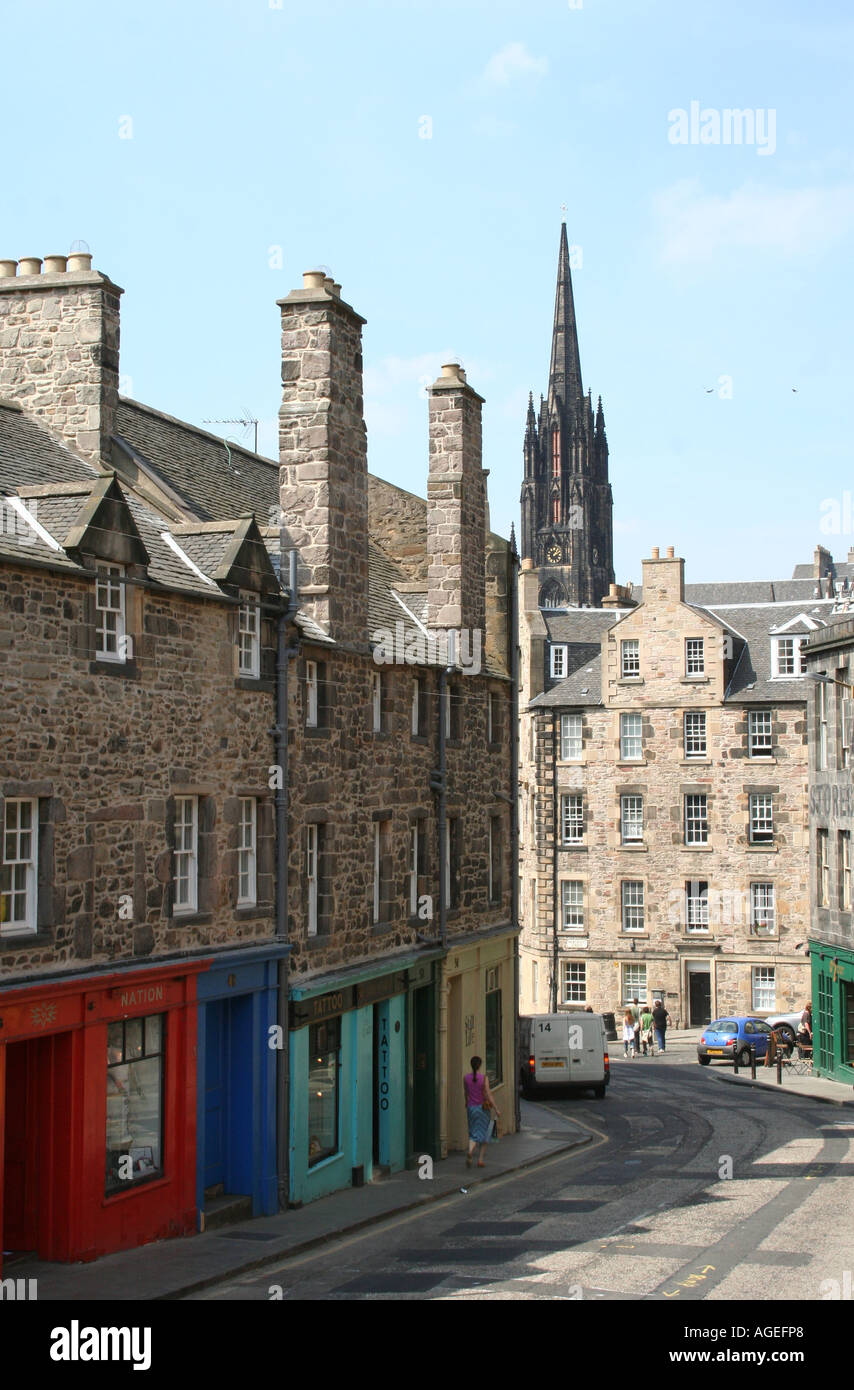 Highland Tolbooth kirk victoria street Edinburgh Stock Photo Alamy