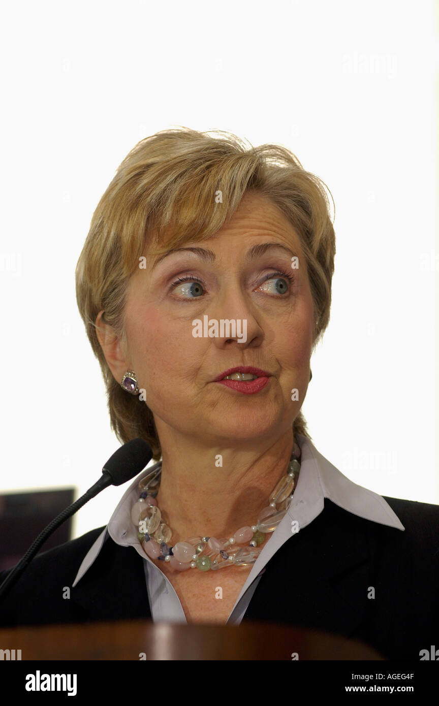 Hillary rodham clinton portrait hi-res stock photography and images - Alamy