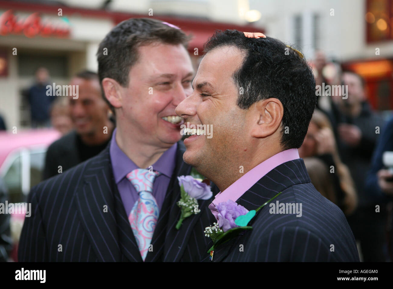 First Gay wedding in Brighton, East Sussex, England Stock Photo - Alamy