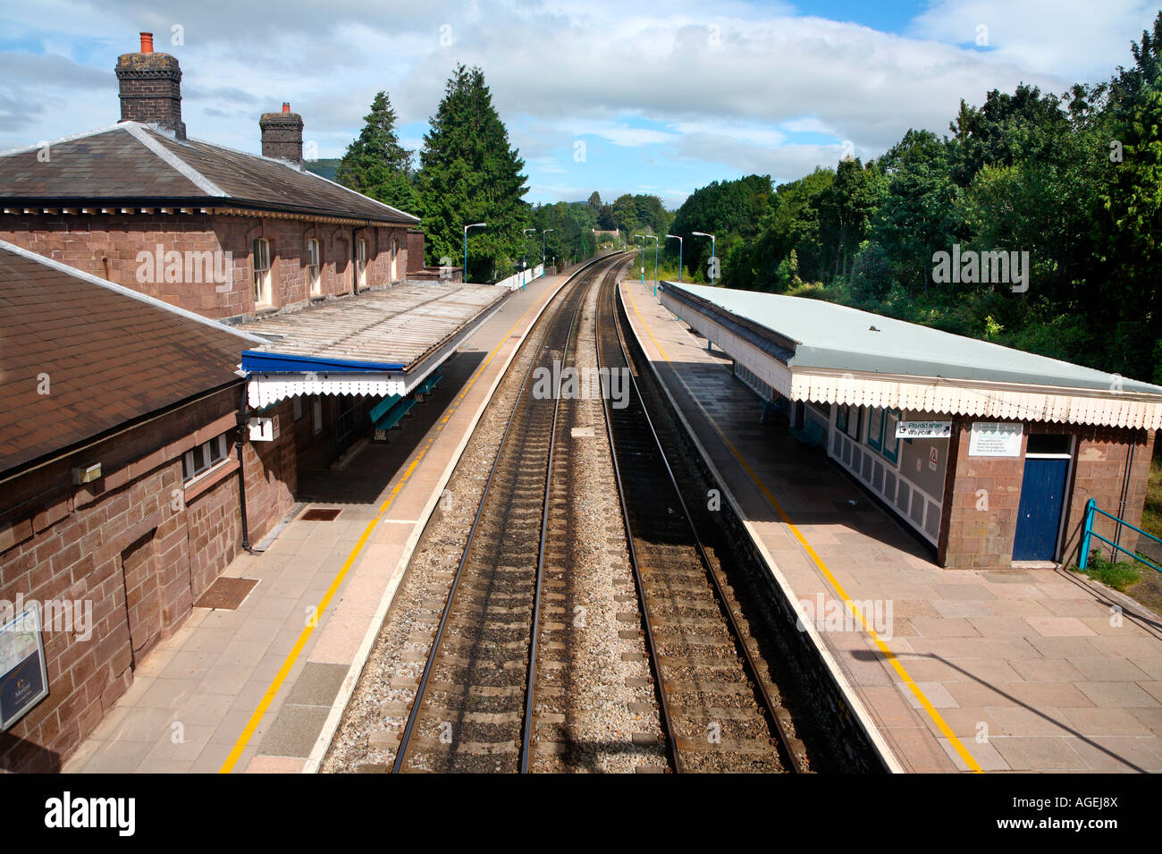 Abergavenny railway station hires stock photography and images Alamy