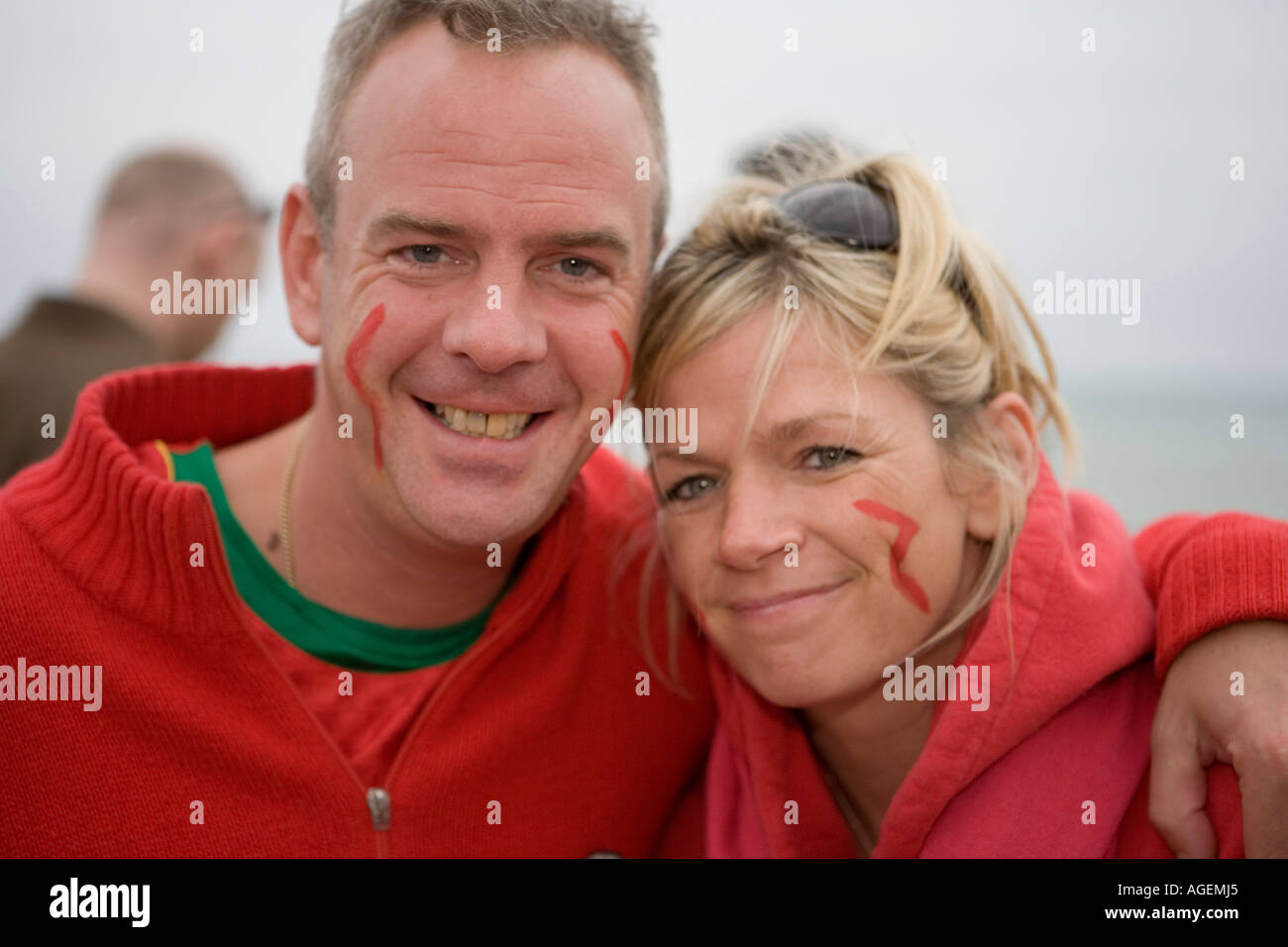 Norman Cook (Fat Boy Slim) and Zoe Ball Stock Photo
