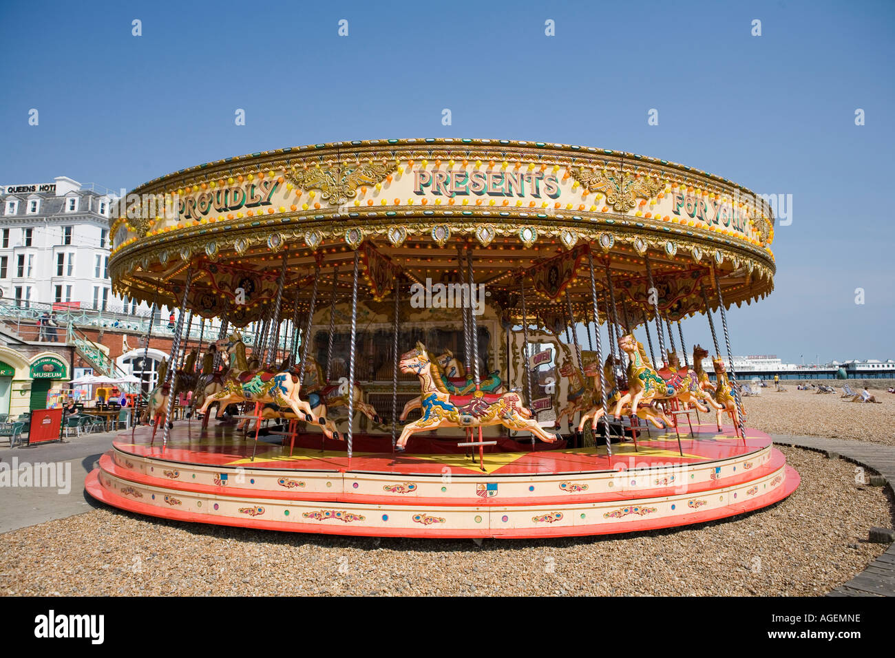 carousel-brighton-beach-east-sussex-england-stock-photo-alamy