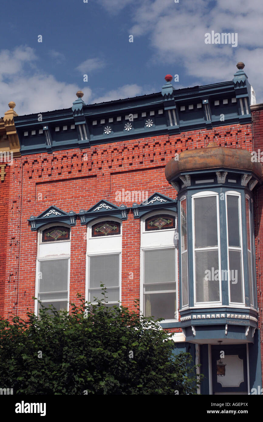 Historic Storefront, Pella Iowa Stock Photo Alamy