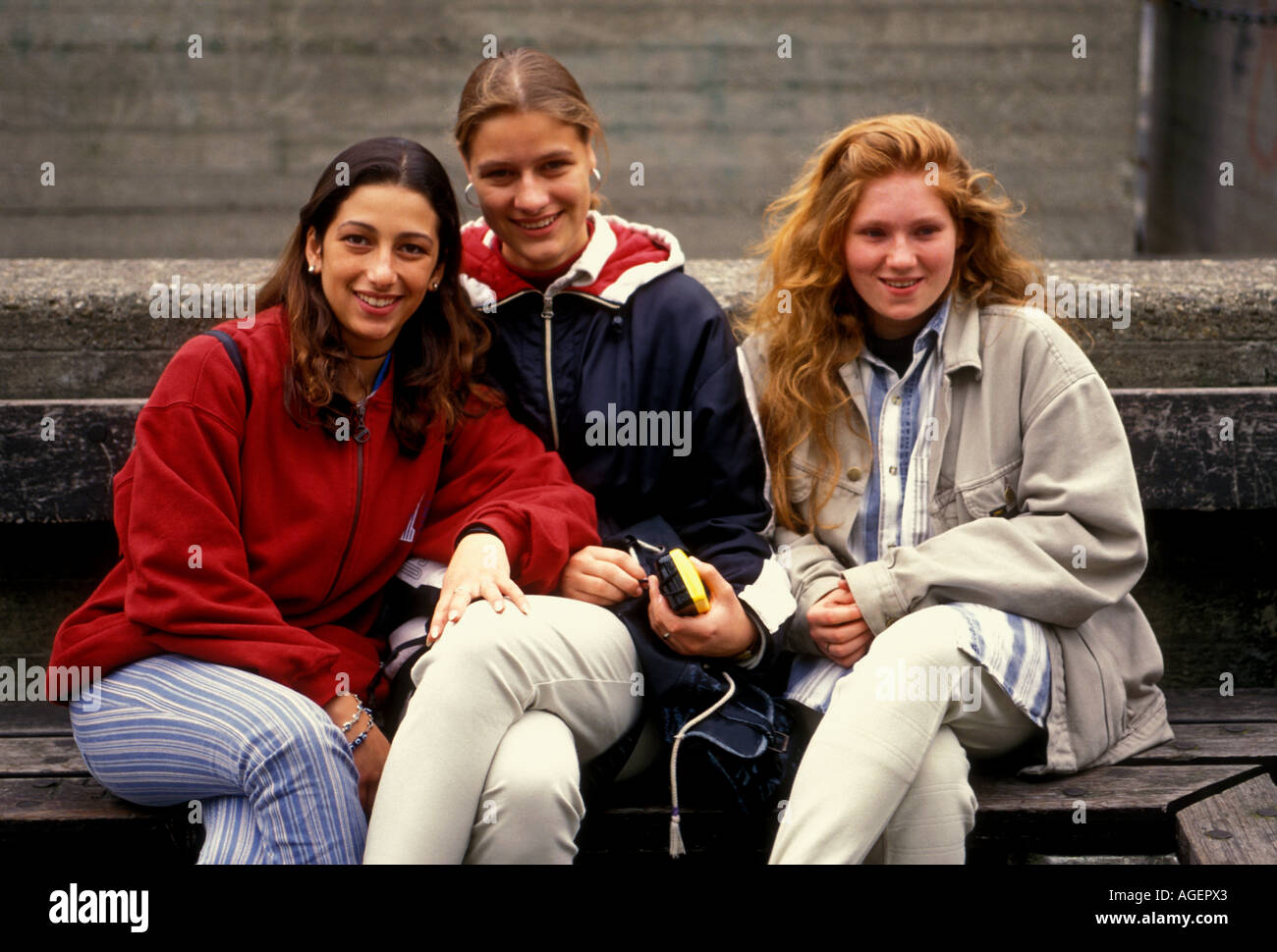 Three Teen Girls