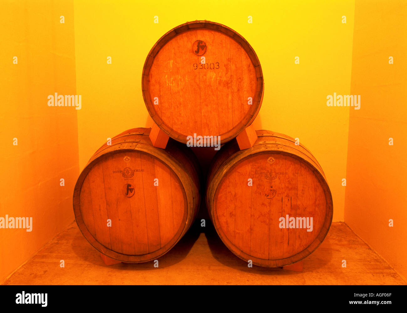 Wine barrels concept image Stock Photo Alamy