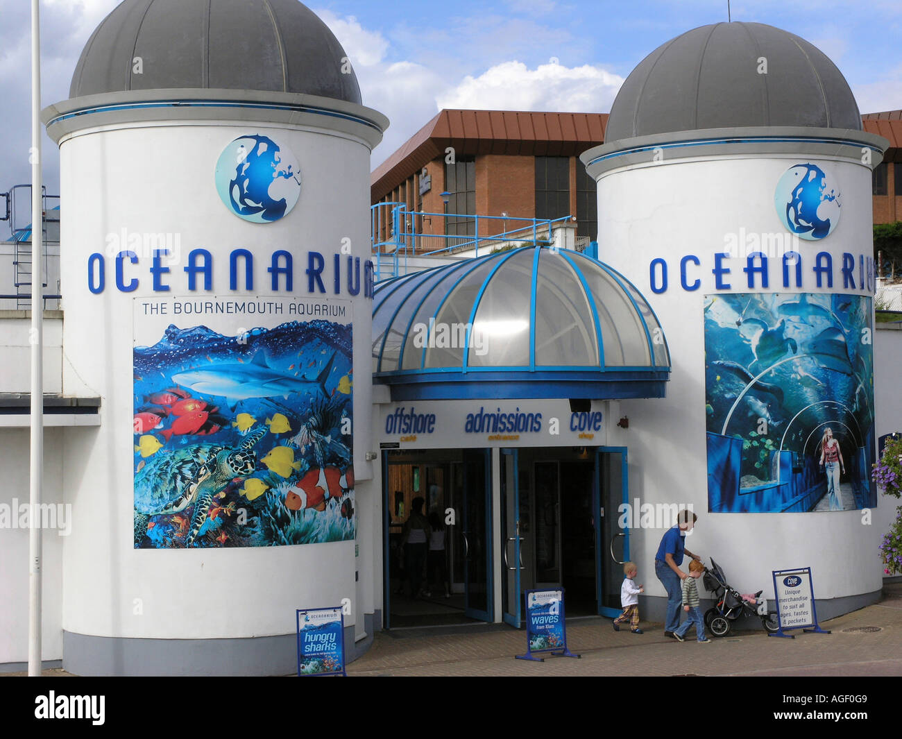 bournemouth attraction oceanarium seaside town summer in dorset southern england uk gb Stock