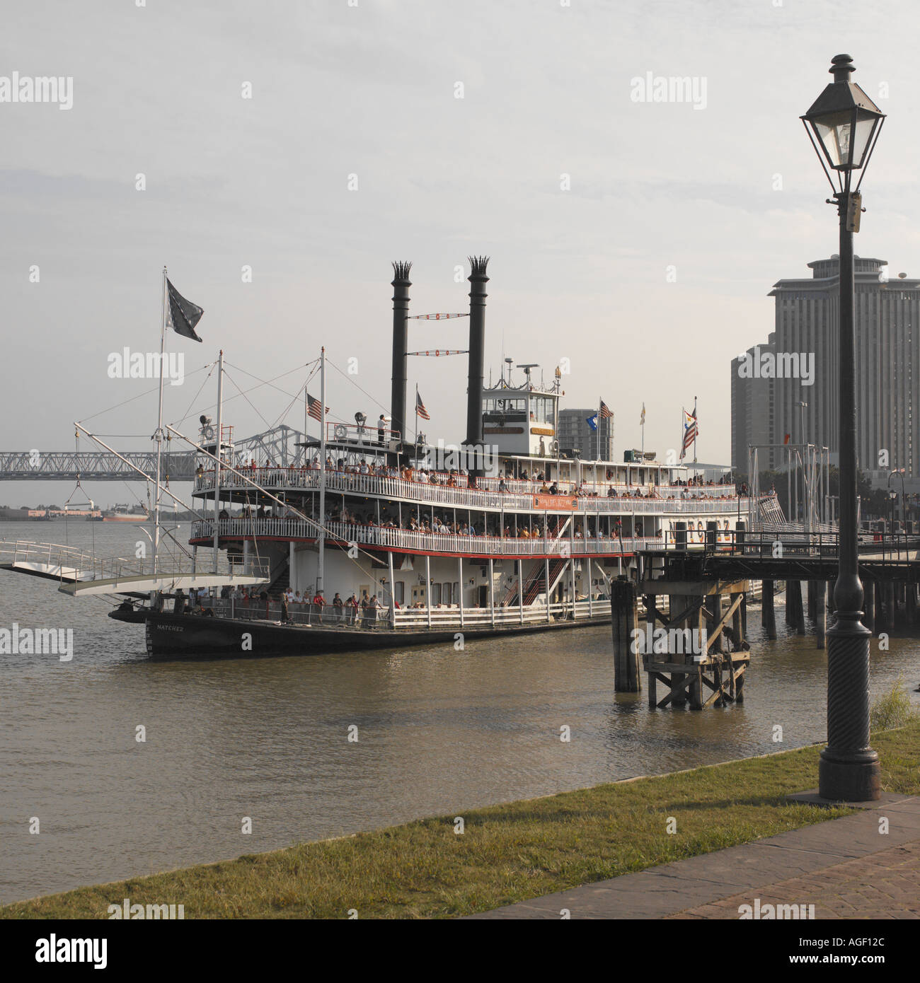Mississippi Paddle Steamer New Orleans USA Stock Photo Alamy