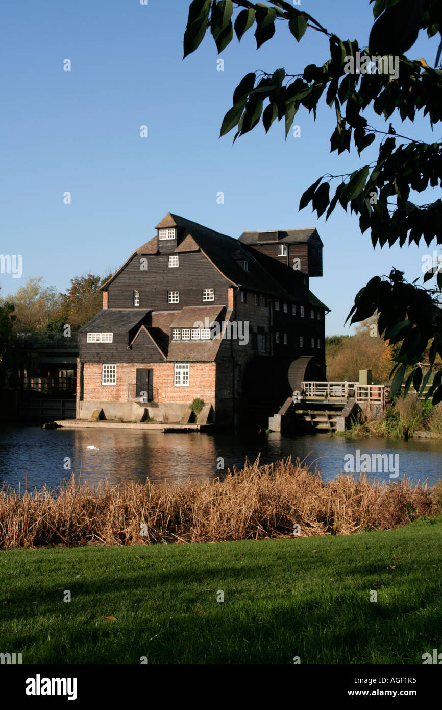 houghton mill national trust property river ouse cambridgeshire great britain uk gb Stock Photo