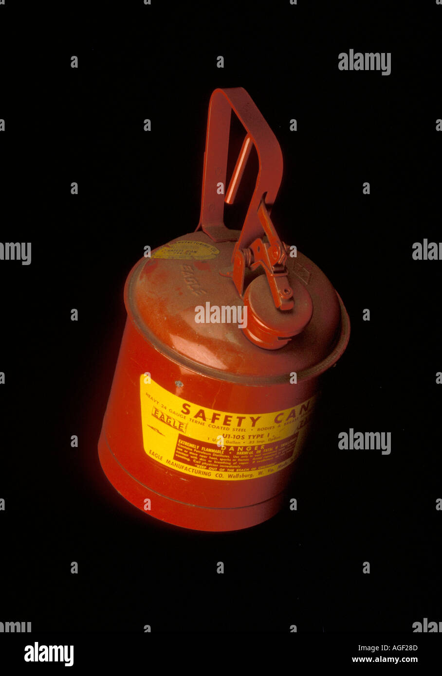 Gasoline petrol can Stock Photo