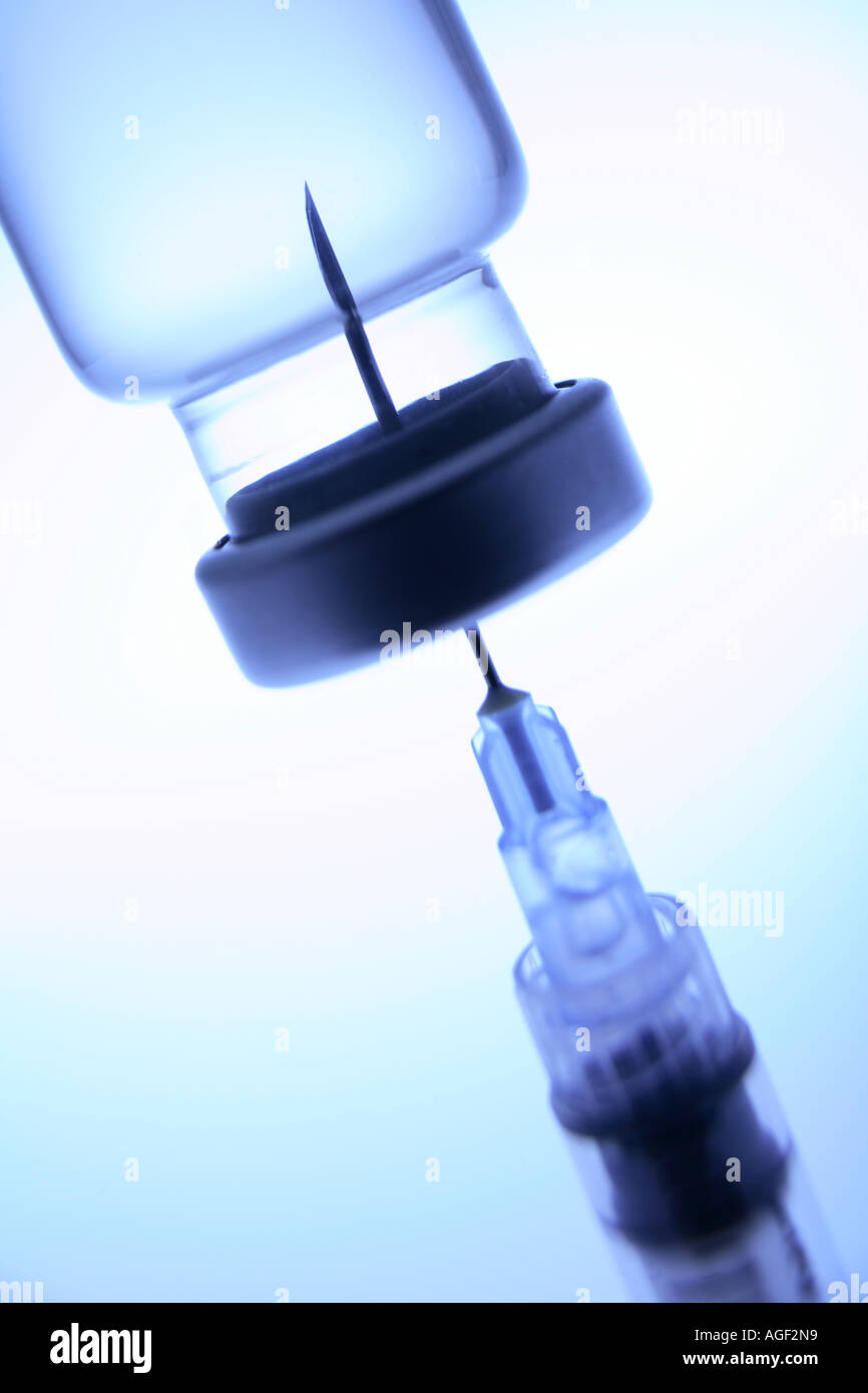 Medical Syringe Stock Photo