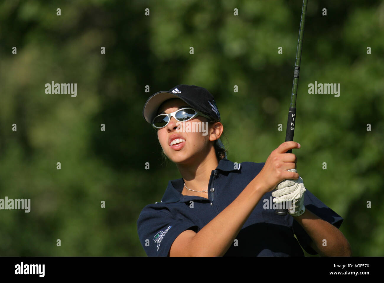Young junior golfer Stock Photo Alamy