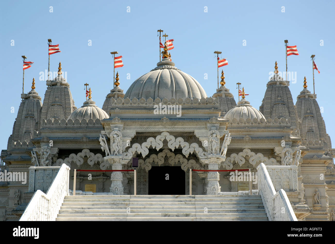 Shree Swaminarayan Mandir Hindu Temple Neasden London England Stock ...