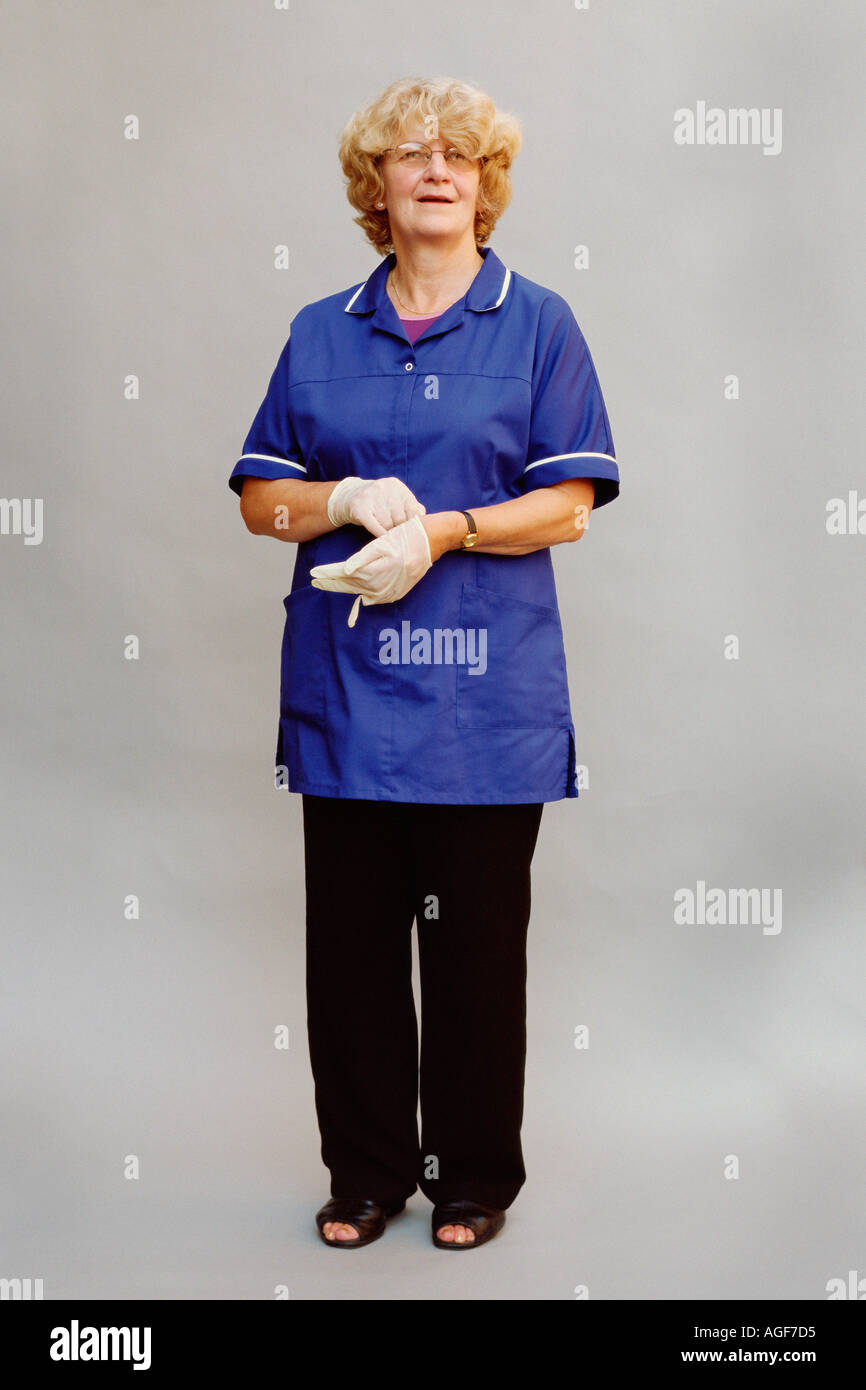 Care worker Stock Photo