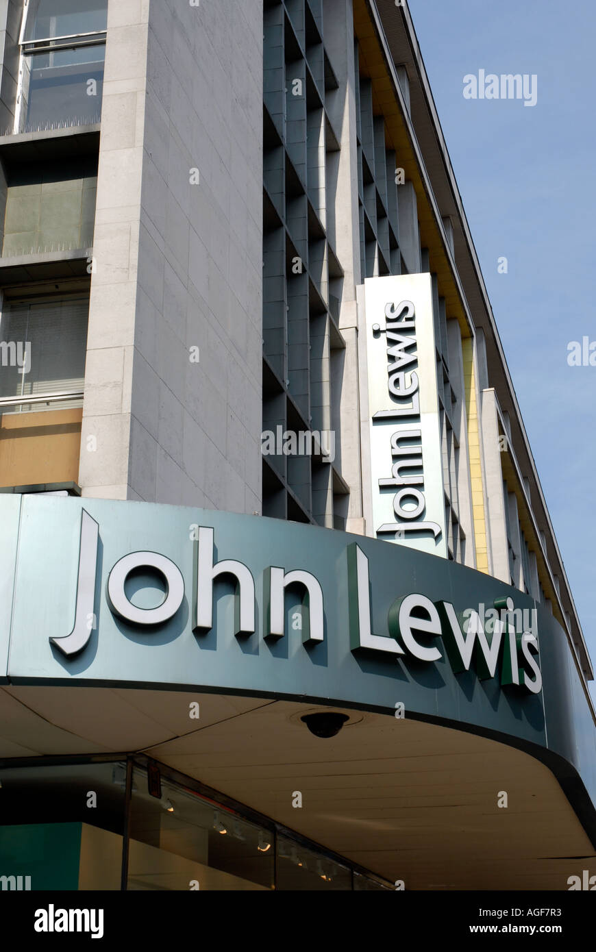 John Lewis department store in Oxford Street London Stock Photo Alamy