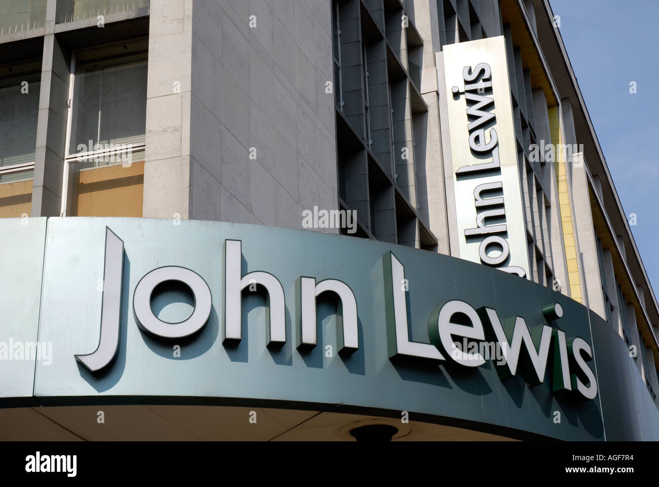 John Lewis department store in Oxford Street London Stock Photo Alamy