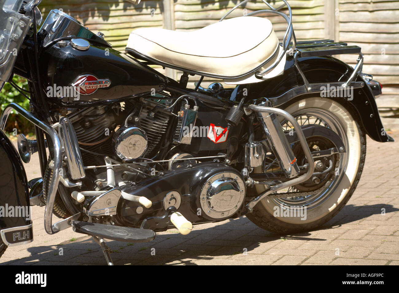 an imaculate 1960 Harley Davidson Duo Glide Stock Photo - Alamy