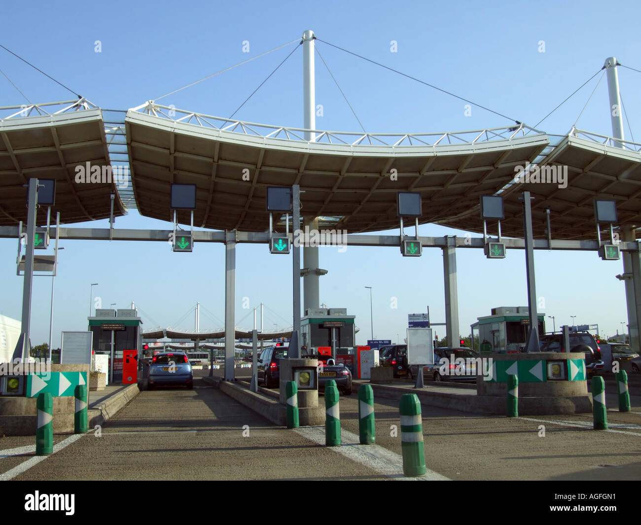 Eurotunnel check in area. Calais northern France Europe Stock Photo Alamy