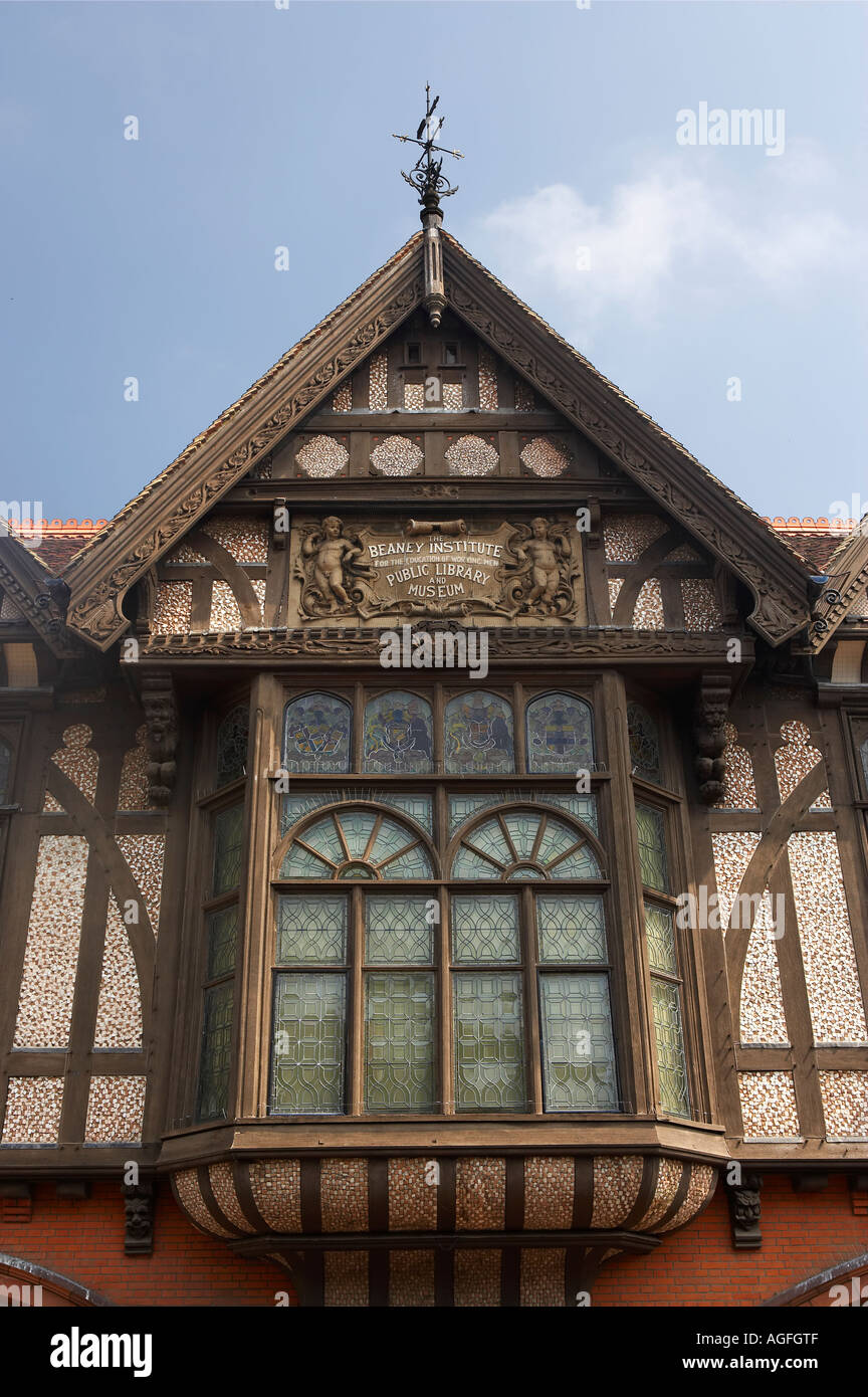 The Beaney Institute Royal Free Public Library Sign Canterbury Kent Stock Photo Alamy
