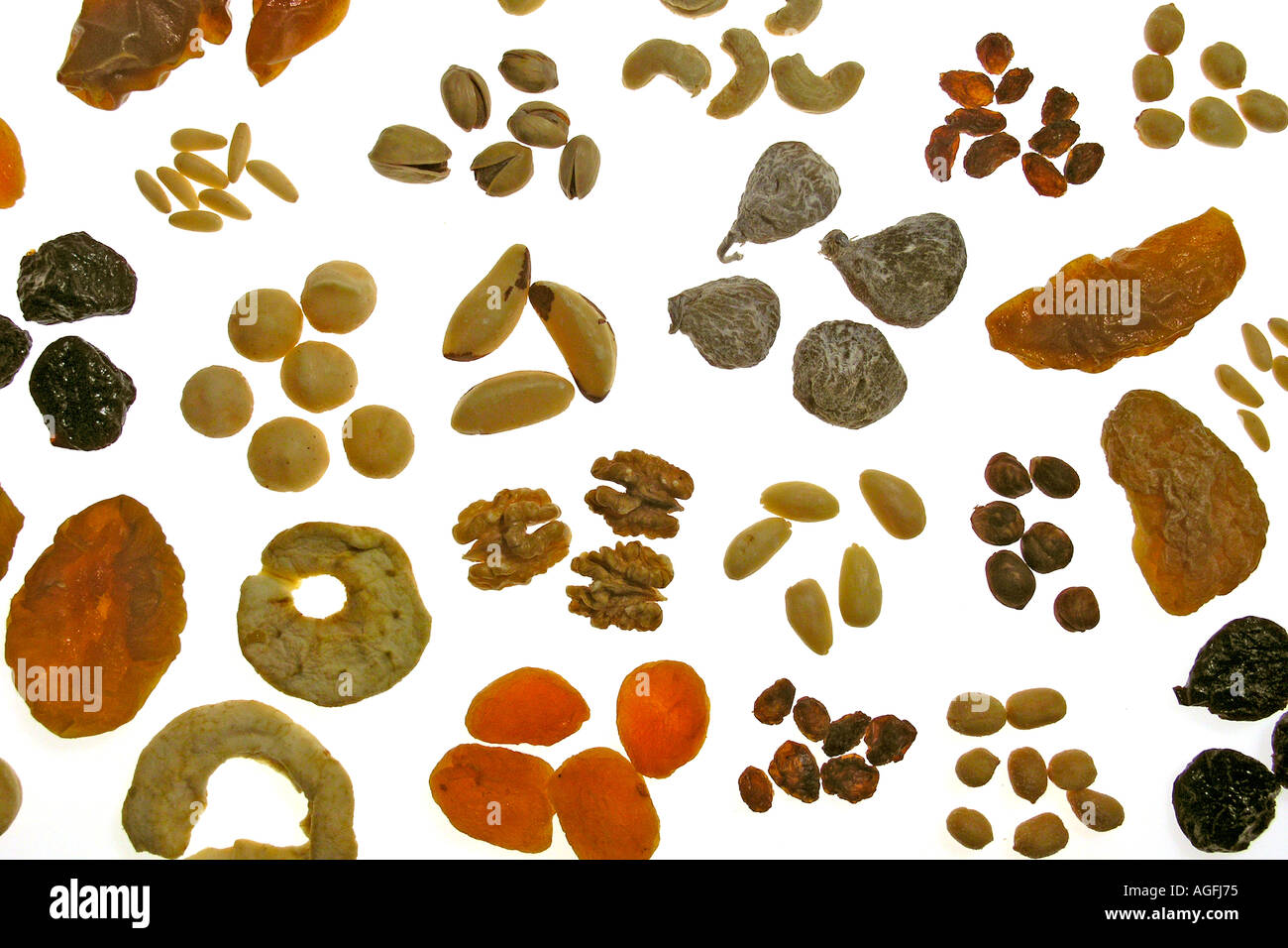 Dried fruit Stock Photo